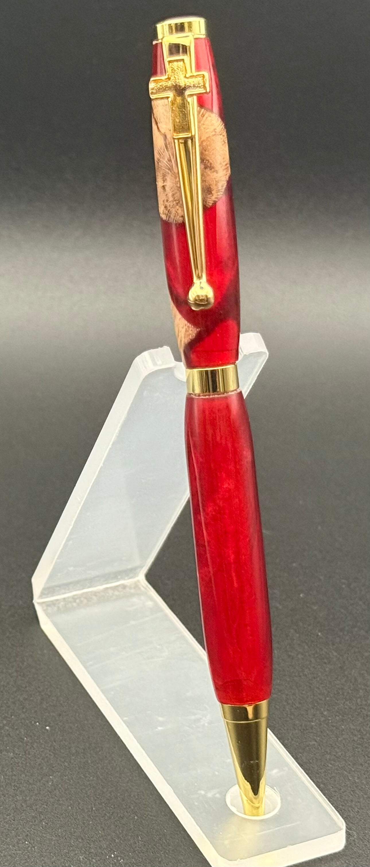 Epoxy Wood Blend Slim Line Pen