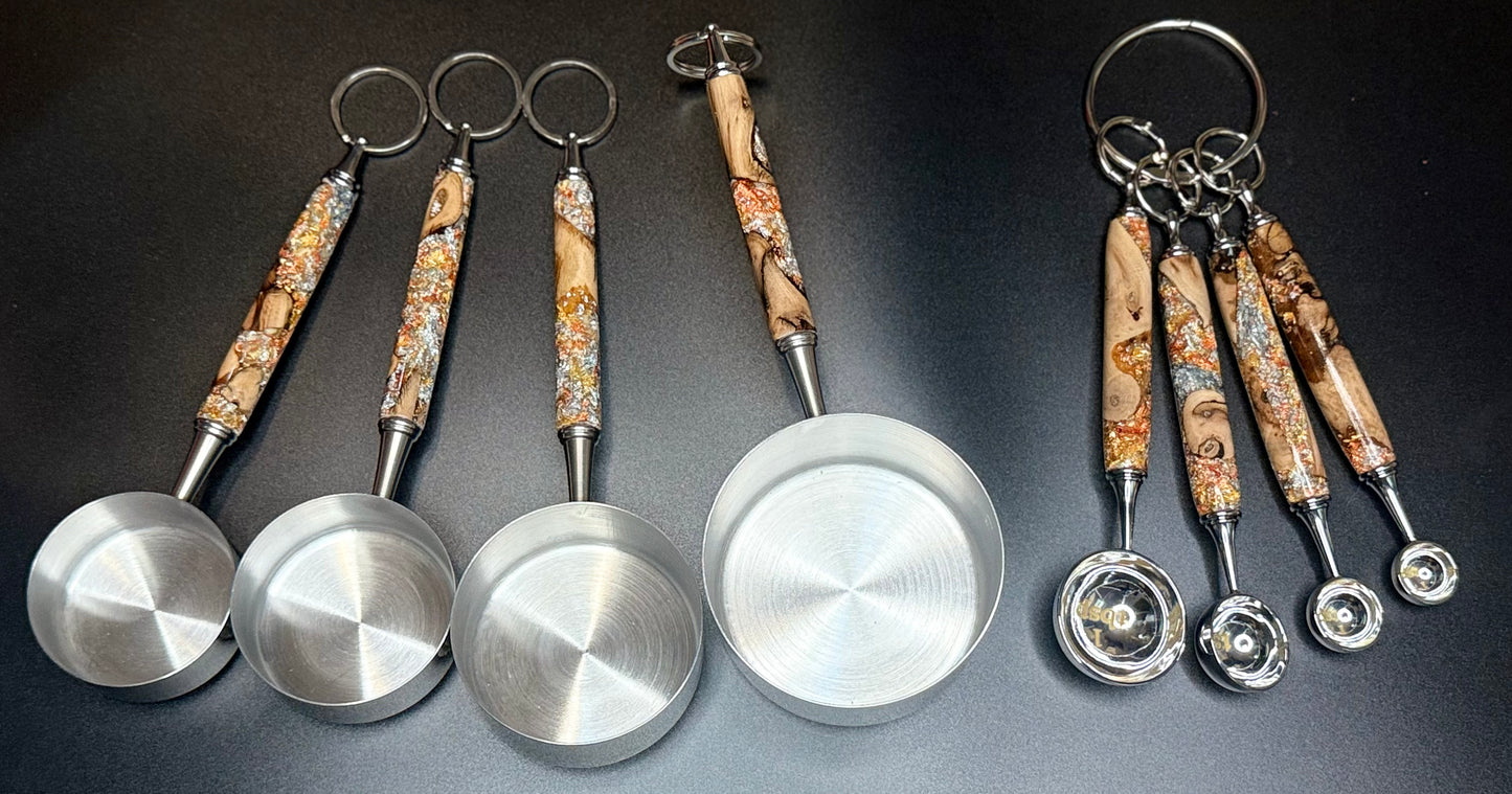 Measuring cups and spoons - Grapevine and Epoxy blend