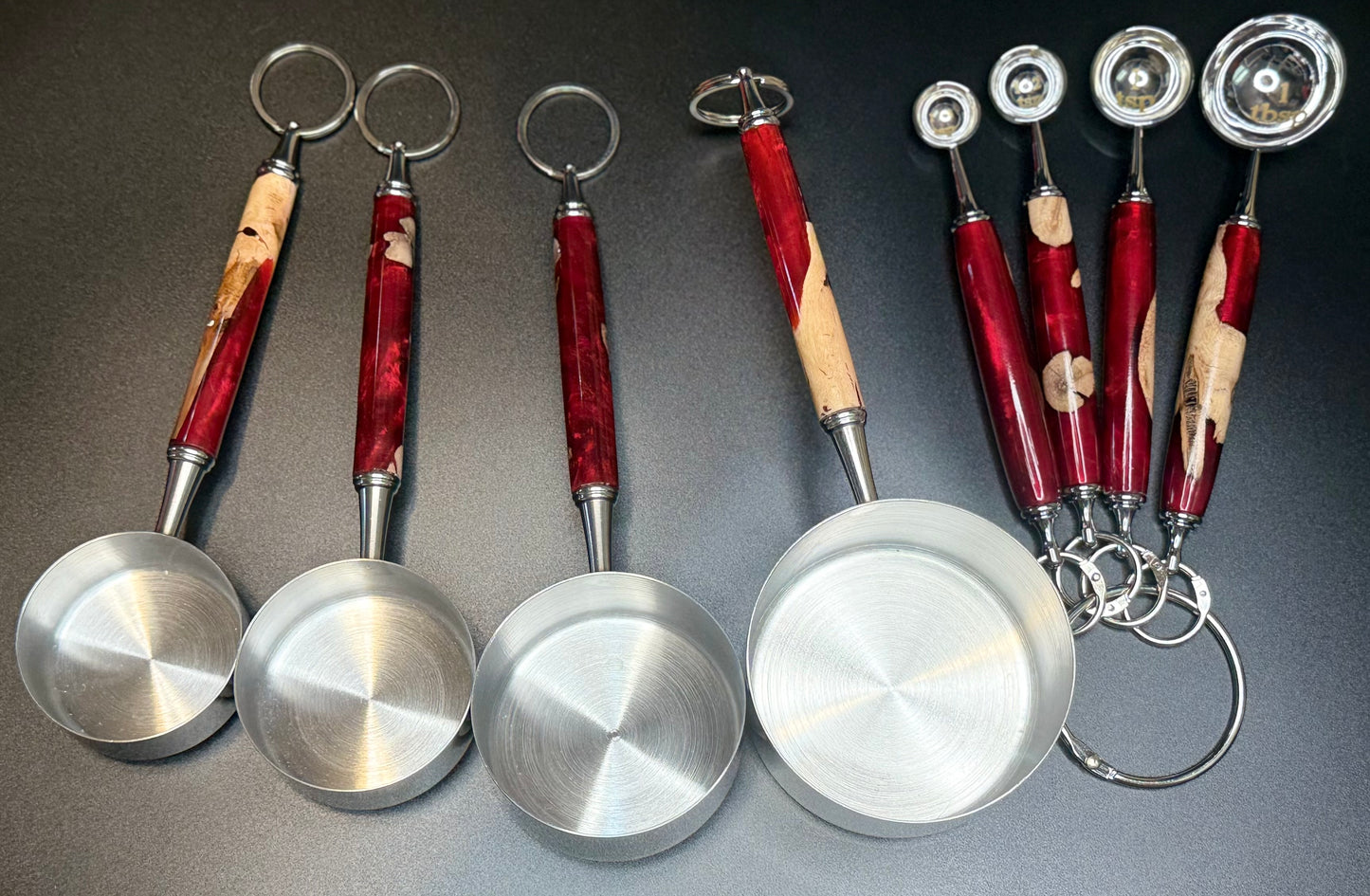 Measuring cups and spoons - Grapevine and Epoxy blend
