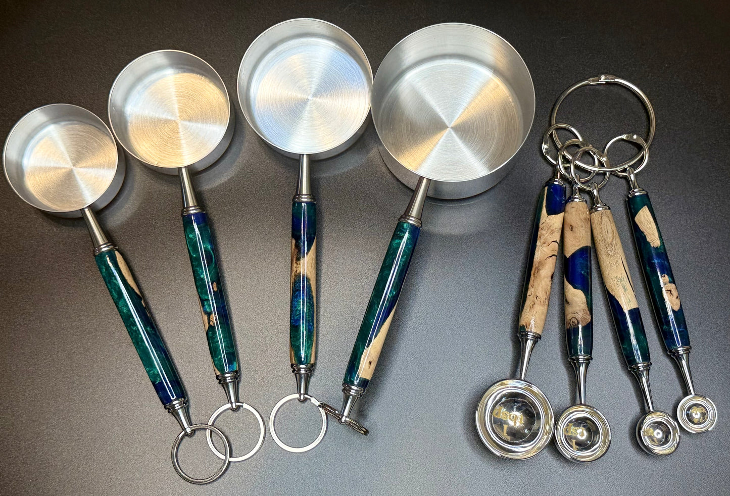 Measuring cups and spoons - Grapevine and Epoxy blend