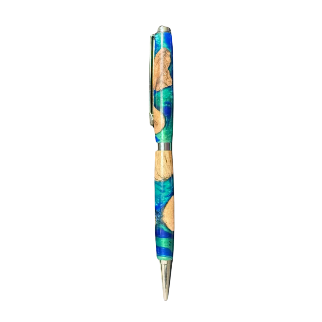 Epoxy Wood Blend Slim Line Pen