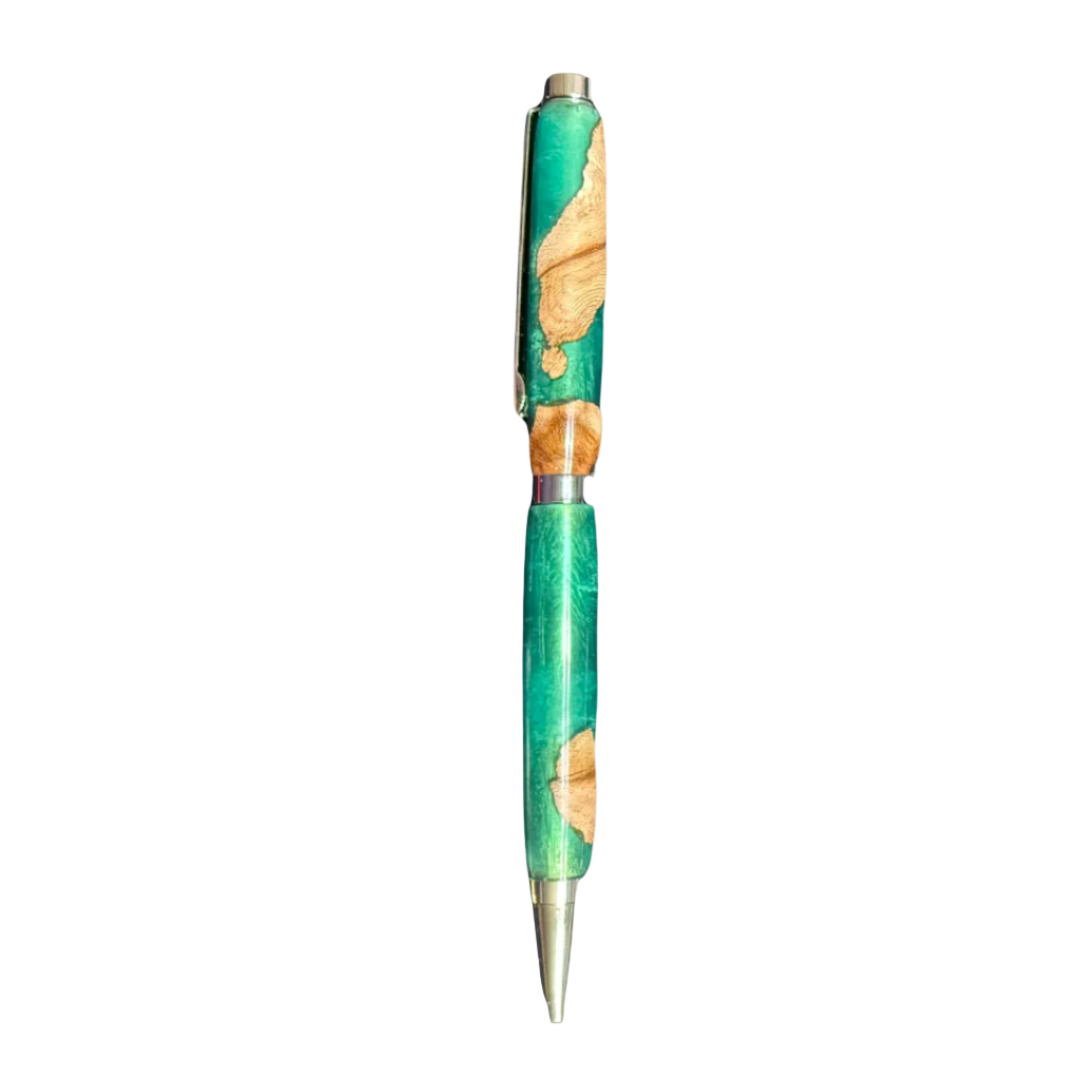 Epoxy Wood Blend Slim Line Pen