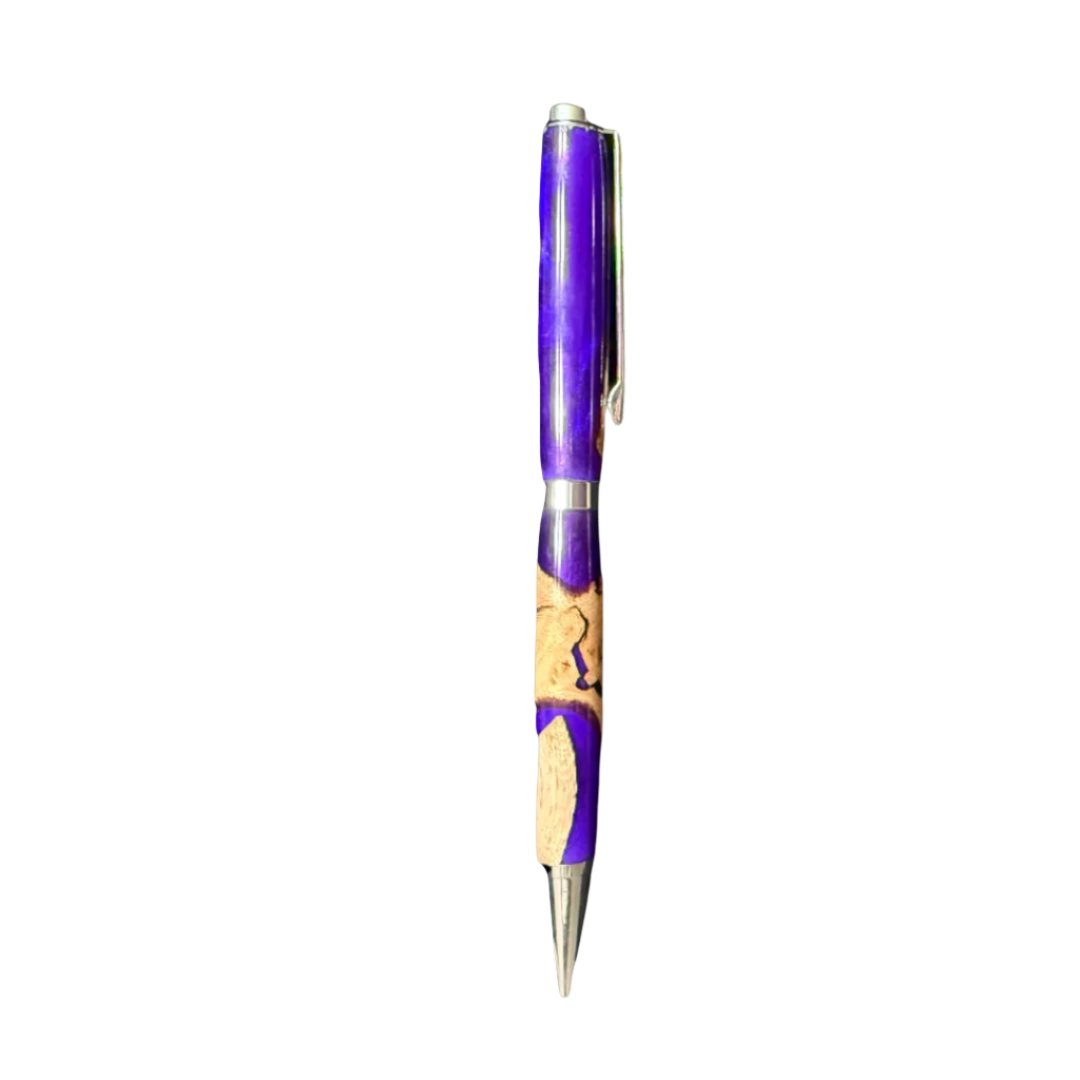 Epoxy Wood Blend Slim Line Pen