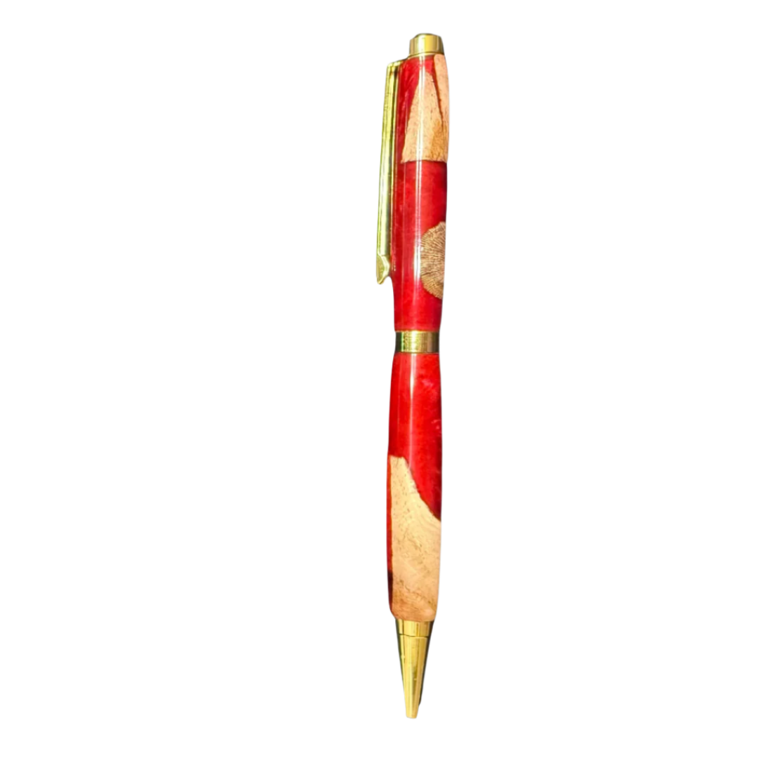 Epoxy Wood Blend Slim Line Pen